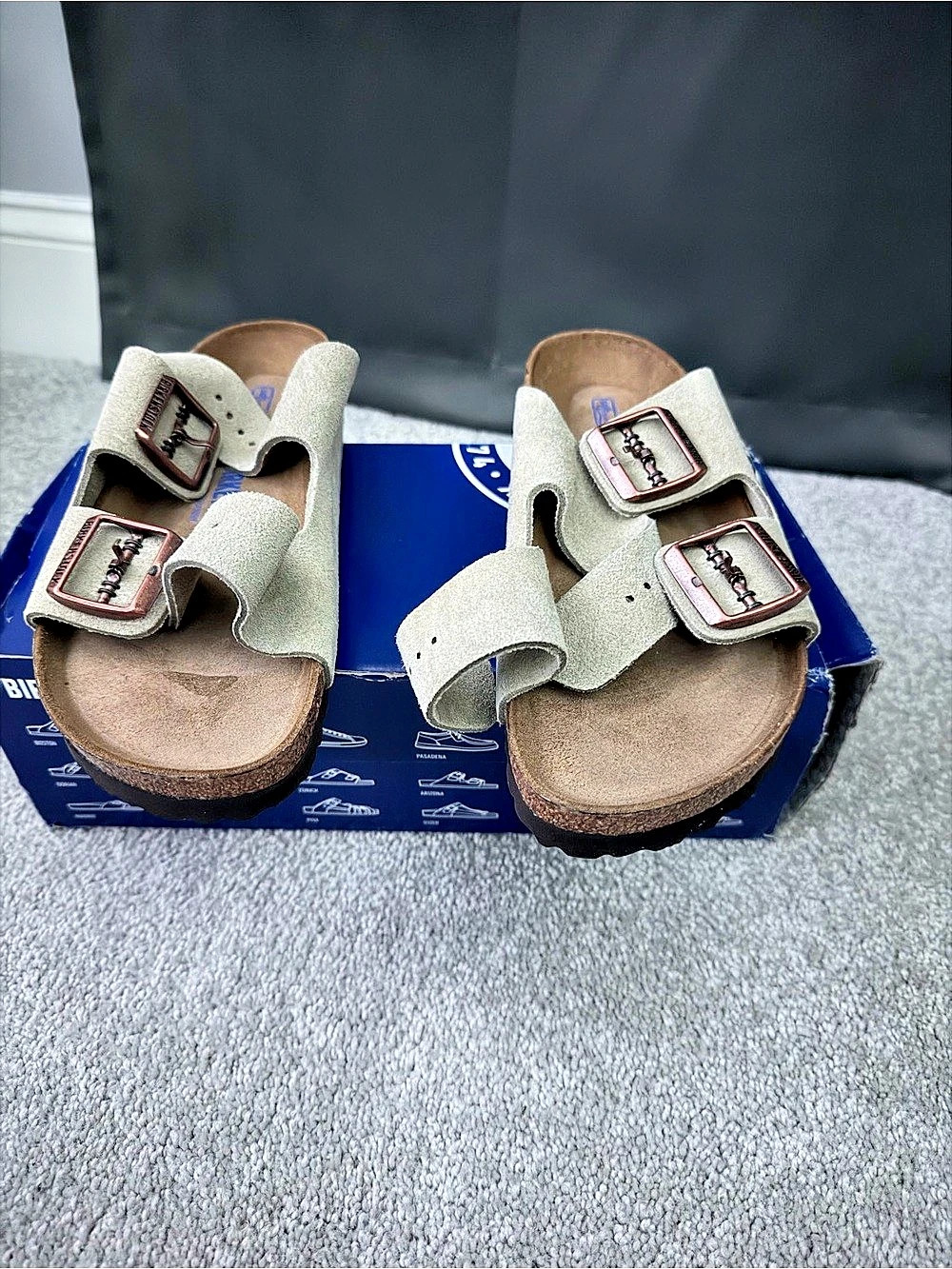 Birkenstock Arizona Soft Footbed Suede Sandals-TW